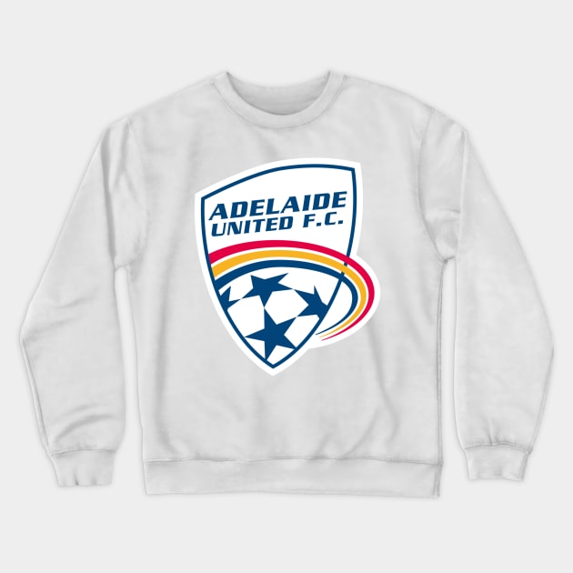 Adelaide United Fc Crewneck Sweatshirt by zachbrayan